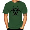 Magliette da uomo BIOHAZARD SIMBOLO CAMICIA DA UOMO RIFIUTI TOSSICICI BIOLOGICI Est Top TeesFashion Style Men Teemens Tee