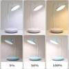 Tafellampen 3600 mAh oplaad LED drie-versnellingsbak dimmen leesdesk lamp USB oogbescherming leerpenhouder klein