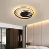Światła sufitowe Nordic ze złotem/czarnym/białym do sypialni salon Villa Indoor Dekoracyjne lampy AC90-260V Oprawy