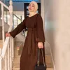 ملابس عرقية رمضان متواضع غير رسمي طويل اللباس الطويل للنساء مسلم أبايا كوتفان تركيا رداء العرب الإسلامي S-2XL
