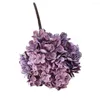 Decoratieve bloemen Mooie No Triming Artificial Flower Hydrangea Fade-Less Fake Floral Arrangement Faux Home Decor