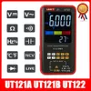 UNI-T UT121A UT121B UT122 Smart Digital Multimeter True RMS częstotliwość napięcia Dual wyświetlacz NCV Live Auto Zakres 6199 Liczba liczby