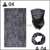 Foulards Mtifonctionnel Protection Uv Écharpe Magique Cache-Cou Tube Pêche En Plein Air Randonnée Cyclisme Visage Tête Wrap Er Bandana Bandeau D Otcbt