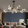 Chandeliers Nordic Crystal Led Ceiling Chandelier Gold Black For Living Room Bedroom Hall Pendant Lighting Home Decoration Luxury Fixture