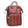 قبعات الكرة متعددة الوظائف Serape Serape Leopard Sunflower Aztec Mom Diaper Bag Bag كبيرة السعة Mummy Backs Dom112-1276