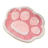 carpet shop Cartoon cat paw flocked carpet mats home bedroom bathroom anti-slip mats absorbent foot mats