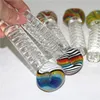 Glycerin Freezable Coil Pipe glass pipe accessories multicolor hand made pipes for smoking glass ash catcher