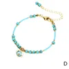 Strand Perles Brins 4mm Minimaliste Pierre Naturelle Bleu Turquoises Bracelets À La Main Opale Animal Pour Les Femmes Charme Bijoux CadeauxPerlés