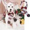 Hundebekleidung, Weihnachtsschal, gestrickt, Elch, gestreift, Haarball, Haustier, Katze, Zubehör