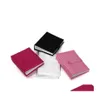 Sieradenboxen Creatieve oorbellen Opbergkast bakje Standaard Portable Bag Foldable Book Shape Leather Ladies Cadeau 18.5x13.5cm D OTF6X