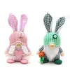 Party Decoration New Easter Faceless Gnome Rabbit Doll Reusable Doll Handicraft Handmade Multi-use Cute Easter Style Doll Ornament FY0250 0129