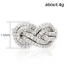 Wedding Rings CAOSHI Stylish Twist Design Ring For Women Silver Color Dazzling Zirconia Accessories Party Fashion Female Jewelry