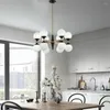 Lampy wiszące g9 LED w pomieszczenia nowoczesna żyrandol dekoracja wnętrz oświetlenie domowe kreatywne design salon lampa sypialnia / AC 220V ciepło