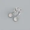 Dangle Earrings Kikichicc 925 Sterling Silver Sunflower Drop Earring 8.5mm Piercing Pendiente Jewelry For Women2023 Fashion