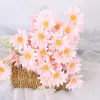 Dekorativa blommor kransar 5st/set artificiell tusenskönor blommor bukett diy vase hem trädgård vardagsrum dekoration bröllop parti silk falskt