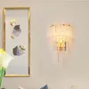 Hängslampor postmodern kristallkronkrona kreativ säng vägg vägg sconce livngroom el hall hängande ljus fixturer