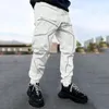 Pantaloni da uomo Pantaloni cargo da uomo Hip Hop Techwear Pantaloni da jogging con tasche da jogging Punk