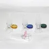 Hookah Herb Slide Glass Bowls 14mm18mm 2 I 1 Med Flower Snowflake Filter Bowl for Water Pipe Bong Ash Catcher Smoking Bowl