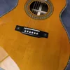 40 "OM series face yellow signature acoustic guitar