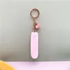 Keychains Creative Tassel Plush Keychain Candy Color Cute Car Holder Pendant Key Chain Trinket Gift for Women Girl Keyring Accessories