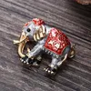 Brooches 2023 Brooch Animal Series Cute Elephant Painting Oil For Women Coat Dressing