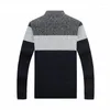 Blusas masculinas covrlge homens zíper moda masculino colarinho de colarinho mais veludo espessamento de inverno masculk sweater mzm020