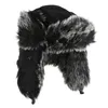 Bérets 1 pc coupe-vent Ushanka hiver chaud épaissir bouchons d'oreille protection de l'oreille chapeau de trappeur pour hommes ski snowboard randonnée en plein air