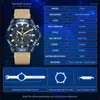 Wristwatches MEGIR Top Brand Fashion Leather Chronograph Quartz Watch Men Luminous Waterproof Calendar Mens Watches Relogio Masculino