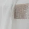 Zasłony nowoczesne białe krzyżowe zasłony do salonu japońskie proste półprzezroczyste grube lniane tiulowe podłogowe drapy do domu