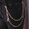 Cinture 2023 Ladies Men Simple Personality Wild Punk Retro Multi-layer Body Chain Fashion Lock Waist Pants