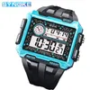 ساعة الاغتصاب Synoke Men Sports Watch Military Dial Big Dial Digital LED DIGITAL SWACK WATKES FOR RELOGIO MASCULINO