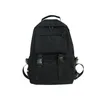 Sac à dos noir Cool école grande capacité bouton voyage Harajuku sacs de mode simples pour adolescentes garçons