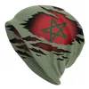 Bérets maroc football Skullies bonnets casquettes Hip Hop hiver chaud hommes femmes tricot chapeau unisexe adulte marocain drapeau Bonnet chapeaux