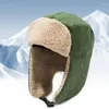 Berretti Uomo Bomber in pile Cappelli Cappello da sci antivento maschile Adulto Inverno Caldo Paraorecchie da esterno Cappellino Russia