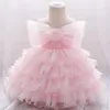 Fille robes cadeau pour enfant en bas âge fête d'anniversaire robe de baptême bébé infantile paillettes Custumes enfants vêtements Tutu princesse