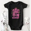 Jumpsuits Long Short Sleeve Baby Onesie Romper For Boys Girls Nebworn Boy Winter Clothing Big Sister Printed Born Girl Clothes