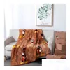 Koce cztery pory roku miękka flanelowa koc ciepła sofa Nap Kids Adts dywan tekstylia domowe pościel dostarcza 150X200Cm Drop Del Dh8Lx