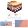 Etniska kläder 2023 Chiffon Scarf Patchwork Shawls Wrap Women Muslim Hijab Turban Crinkle Headscarf Maxi Scarves Headwrap Shawl Islam