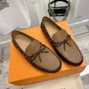 Mannen Gloria Platte Loafer Schoenen Designer Mannelijke Slip Op Loafers Drie Kleuren Zwart Bruin Bloem 38-44