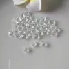 Chandelier Crystal Diy Handmade Beaded Material 6mm Flat Beads Scattered Changeable Hollow Bead Trimmings For Clothing