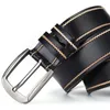 Belts Peikong Cow Genuine Leather Luxury Strap Male For Men Designer Fashion Classice Vintage Pin Buckle High Quality