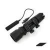 Luces de pistola táctica M951 Versión LED de linterna Super Bright Arma con interruptor de presión remoto de entrega de 20 mm Deportes de entrega al aire libre Hu Dhajp