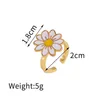 Cluster Rings 1PC Anxiety Ring Fidget For Girl Children Spinner Spiral Adjusttable Rotate Freely Anti Stress Toy Gift