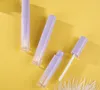 Bouteilles de stockage 200 pièces en plastique 5ml bouteille de brillant à lèvres vide dégradé violet brillant à lèvres Tube maquillage cosmétiques conteneurs d'emballage rechargeables