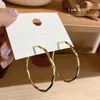 Hoop Earrings MIQIAO Classic Simple Fashion Circle Exaggerated Irregular Round Personalized Girlfriend Victory Gift