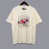 America Tide Brand Rhude imprimé T-shirt Hommes Femmes Lavrées Do Old Round Neck Treetwear T-shirts printemps Summer High Street Style Quality Top Tees Size S-XL RCJT001