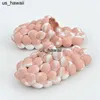 Pantoufles Bubble Slides Funny Massage Spa Pantoufles Bubble Slippppers Soft EVA Anti-Slip Unisex Stress Relief Slide Reflexology Sandals 0128V23