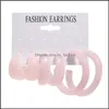 Charme Mignon Acrylique Boucles D'oreilles Ensemble Pour Femmes Filles Mode Doux Colorf Résine Goutte Boucles D'oreilles Ensembles De Bijoux De Fête 20220225 T2 Livraison Dhh8O