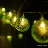 Cordes LED en forme de citron, décorations en plastique blanc chaud, 10/20 LED, fournitures de fête d'anniversaire et de noël