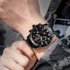 Wristwatches NEKTOM Watch Men Famous Chronograph Sports Watches Waterproof Full Steel Quartz Big Dial Relogio Masculino